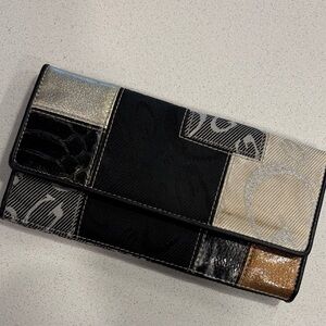 Guess Patchwork Clutch Wallet